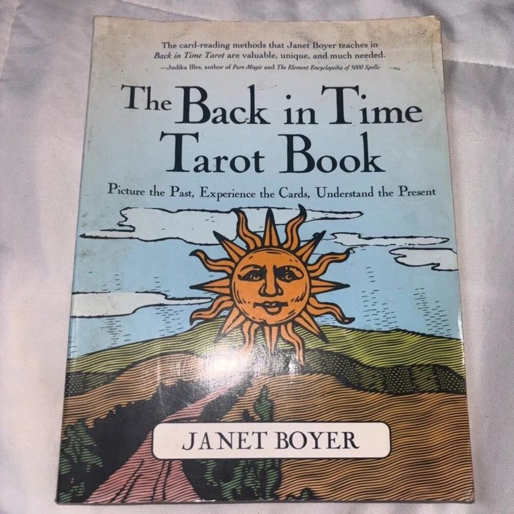 Vintage Witchy The Back in Time Tarot Book Janet Boyer Method Tarot Divination